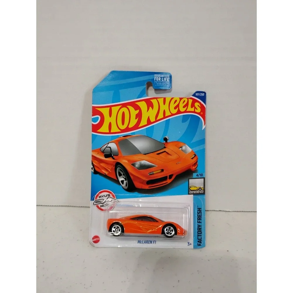 Hot Wheels McLaren F1 Orange Factory Fresh 4/10 1:64 Diecast Car